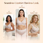 💕HEIßER Verkauf 50% Rabatt💕 Jelly Kabellose Damen Komfortable Kabellose BHs Push Up Bralettes Nahtlose T-Shirt-BHs Deep V Alltags-BHs