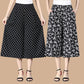 🔥KOSTENLOSER VERSAND BEI KAUF VON 2🔥 Damen Culottes aus Chiffon mit hohem elastischem Bund und weitem Bein, plissiert.