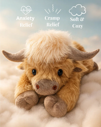 🥳 Mega-Ausverkauf 60 % RABATT 🎁Süßes Cartoon-Highland-Kuh-Kuscheltier🔥Kaufen Sie 2, Versandkostenfrei