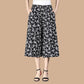 🔥KOSTENLOSER VERSAND BEI KAUF VON 2🔥 Damen Culottes aus Chiffon mit hohem elastischem Bund und weitem Bein, plissiert.