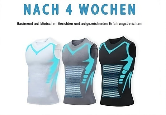 🔥 JETZT 70 % RABATT! 💪 Slimoly® Ionic Shaping Vest – Kompression & Kühlung – Körperformung ohne Ärmel – Unsichtbar unter der Kleidung 🕶️