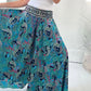 💥Begrenzter Ausverkauf 50% RABATT😍Ethnische Paisley-Druck Elastische Patchwork-Taille Leichte Hosen